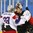 GANGNEUNG, SOUTH KOREA - FEBRUARY 17: Canada's Ben Scrivens #30 and the Czech Republic's Pavel Francouz #33 have words following the Czech Republic's 3-2 shoot-out win during preliminary round action at the PyeongChang 2018 Olympic Winter Games. (Photo by Andre Ringuette/HHOF-IIHF Images)

